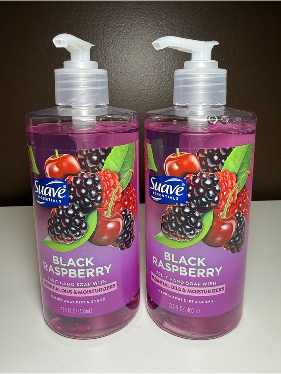 Suave Other - 2 PACK Suave Essentials Black Raspberry Liquid Hand Soap Pump Bottle 13.5 fl oz